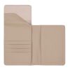 VINGA Baltimore RCS recycled polyester RFID passport cover greige | No Branding | not available | not available