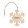 Snowflake Tree hanger wood | No Branding | not available | not available