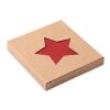 RPET 4 felt coaster set red | No Branding | not available | not available | not available