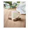 Candle on star wooden base wood | No Branding | not available | not available