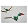 Seed paper Xmas ornament, Star white | No Branding | not available | not available