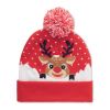 Christmas knitted beanie LED red | No Branding | not available | not available | not available