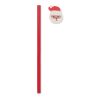 Christmas pencil with eraser red
