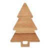 Acacia serving board Xmas tree wood