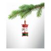 Wooden carousel ornament red