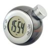Water powered LCD desk clock matt silver | No Branding | not available | not available | not available