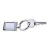 Metal rectangular key ring shiny silver | No Branding | not available | not available | not available