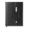 A5 notebook portfolio with pen black | No Branding | not available | not available
