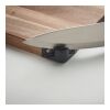Acacia wood cutting board with knife sharpener wood | No Branding | not available | not available