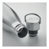 Double wall bottle with handle on lid 500 ml matt silver | No Branding | not available | not available | not available