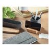 RPET felt pen pot phone stand wood | No Branding | not available | not available