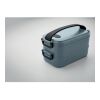 Lunch box in recycled PP petrol | No Branding | not available | not available | not available
