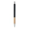 Push button aluminium & wood pen black | No Branding | not available | not available