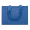 Gusset non-woven shopping bag royal blue | No Branding | not available | not available | not available