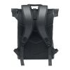 Laptop PU Rolltop backpack black | No Branding | not available | not available