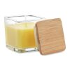Squared fragranced candle 50gr yellow | No Branding | not available | not available | not available
