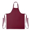 Organic cotton apron 240 gr/m² Burgundy | No Branding | not available | not available | not available