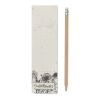 Natural pencil in seeded pouch white | No Branding | not available | not available