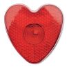Heart shaped reflector light red | No Branding | not available | not available