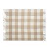 Chequered mohair blanket beige | No Branding | not available | not available | not available
