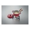 Ceramic fondue set 300 ml red | No Branding | not available | not available