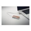 USB hub 4 ports 27,5 cm wood | No Branding | not available | not available | not available