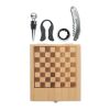 Chess board wine set wood | No Branding | not available | not available