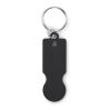 Key ring with trolley token black | No Branding | not available | not available