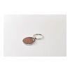 Round shape key ring brown | No Branding | not available | not available