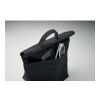 Recycled cotton cooler bag black | No Branding | not available | not available | not available