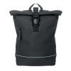 Laptop 15" roll top PU backpack black | No Branding | not available | not available