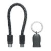 Key ring loop cable type-C black | No Branding | not available | not available | not available