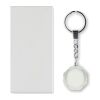 Glass round award key ring transparent | No Branding | not available | not available | not available