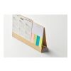 Desk calendar with memo pad beige | No Branding | not available | not available | not available