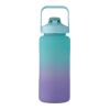 RPET water bottle 2000ml turquoise | No Branding | not available | not available | not available