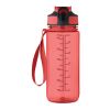 Sports bottle 700ml transparent/red | No Branding | not available | not available | not available