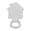 House shape bottle opener matt silver | No Branding | not available | not available