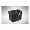 Foldable RPET organizer bag black