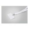 Lanyard badge 54 x 86mm white | No Branding | not available | not available | not available