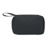 Toiletry bag 600D RPET black | No Branding | not available | not available | not available