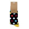Funny patterned socks black