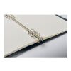 A5 refillable PU notebook black