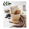 Bath gift set in wooden bucket wood
