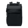 15" PU laptop backpack black