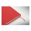 A5 recycled PU notebook red