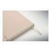 A5 recycled PU notebook Off White