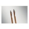 Acacia wood pen and pencil set wood