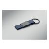 Ball pen & PU Keyring set blue