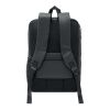 15" hard shell RPET backpack black
