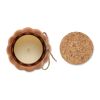 Vanilla plant based wax candle brown